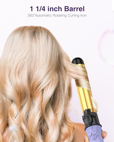 Upgraded Automatic Curling Iron for Effortless Waves and Beach Curls