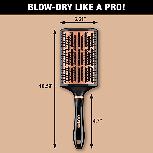 CONAIR Blow Dryer Brush - Copper Collection Paddle