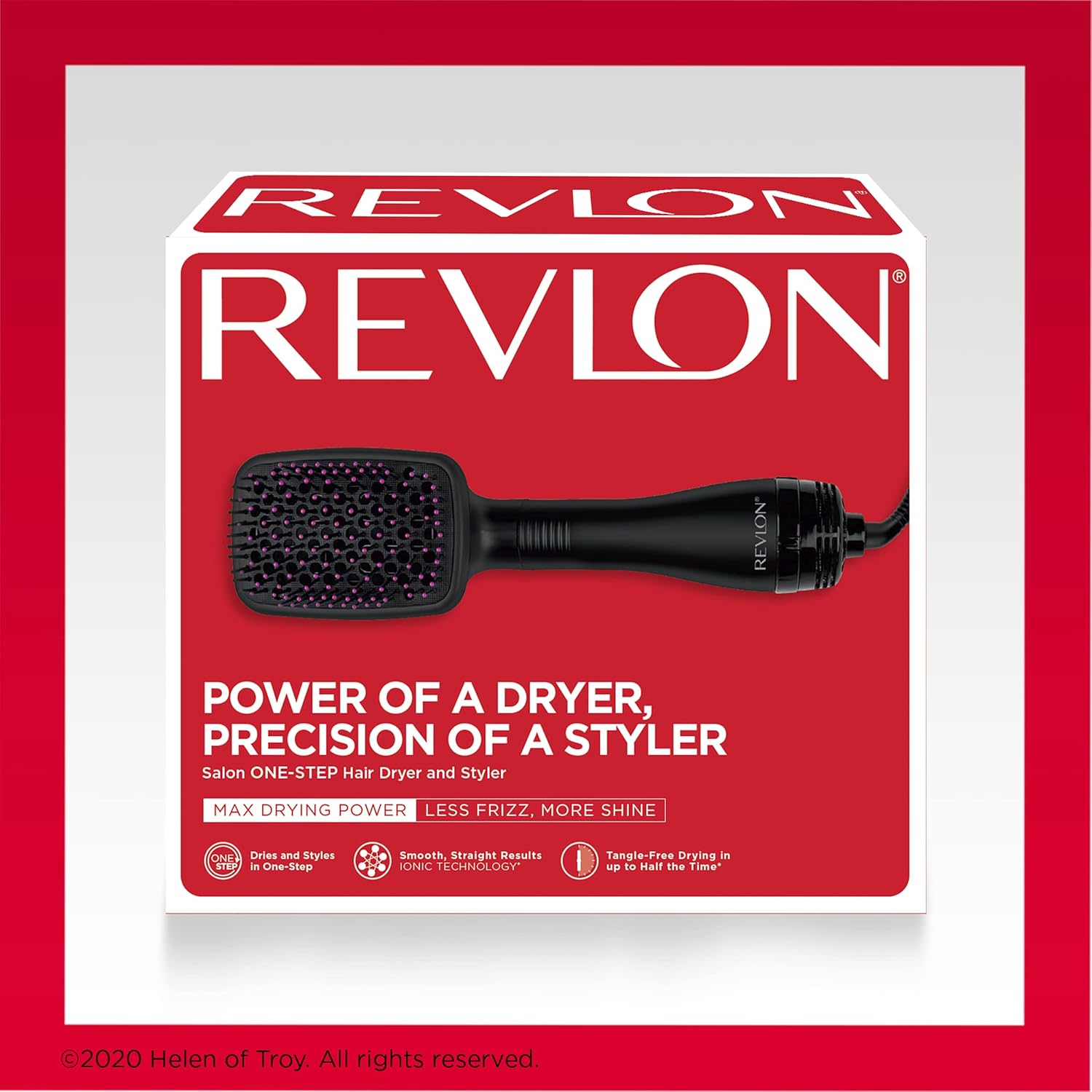 REVLON Hair Dryer & Styler | Detangle, Dry, Smooth Hair (Black)